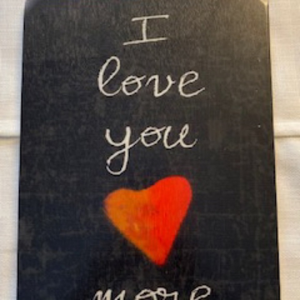 Wooden wall hanging